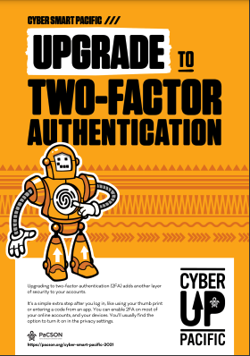 Upgrade to two-factor authentication A3