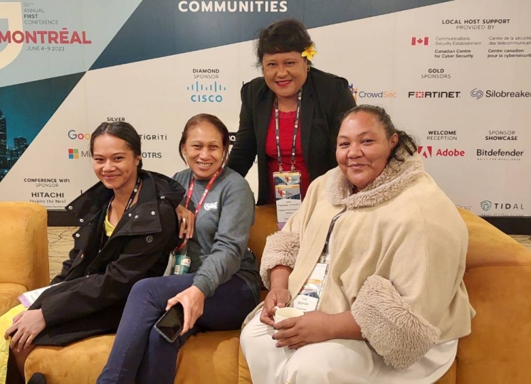 Some of the PaCSON representatives that attended NatCSIRTCON and FIRSTCON